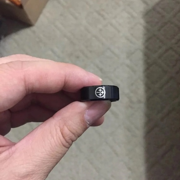 Pittsburgh Steelers Black Ring - Picture 2 of 3